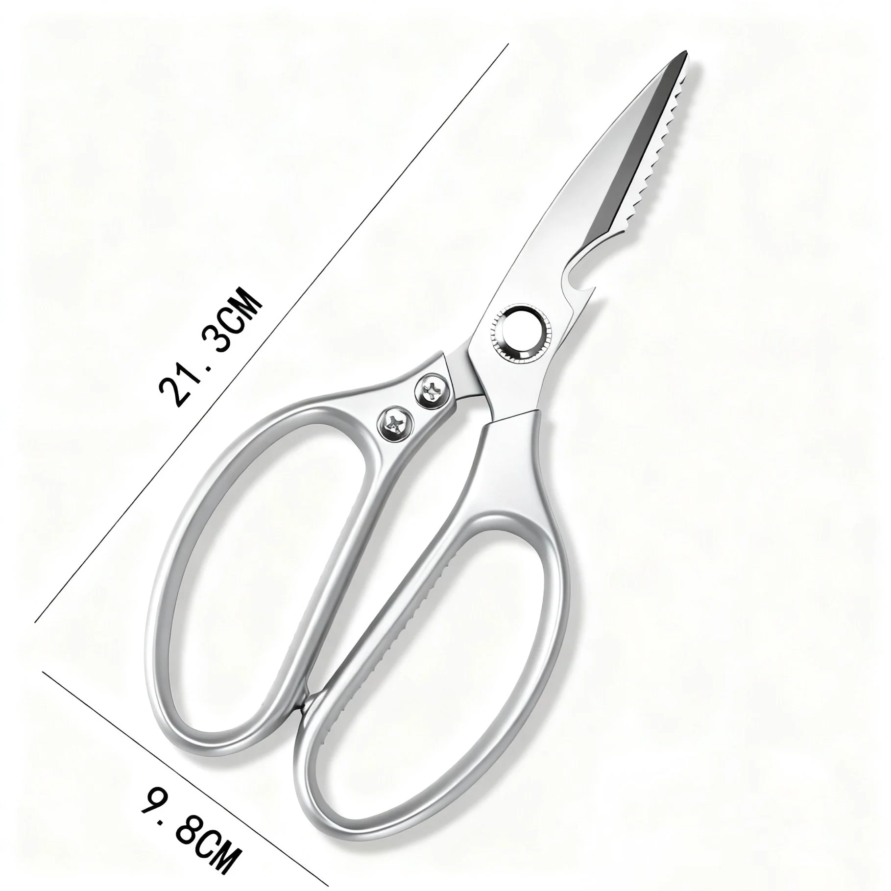 Stainless Steel Kitchen Scissors | No Waste, Eco Friendly Scissors - Image 4