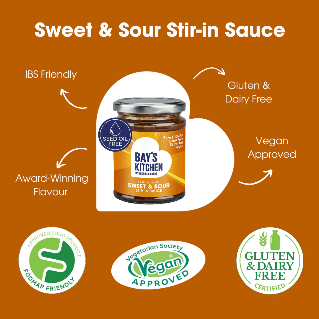Sweet & Sour Stir-in Sauce 260g – Low FODMAP, Gluten Free & Vegan - Image 2