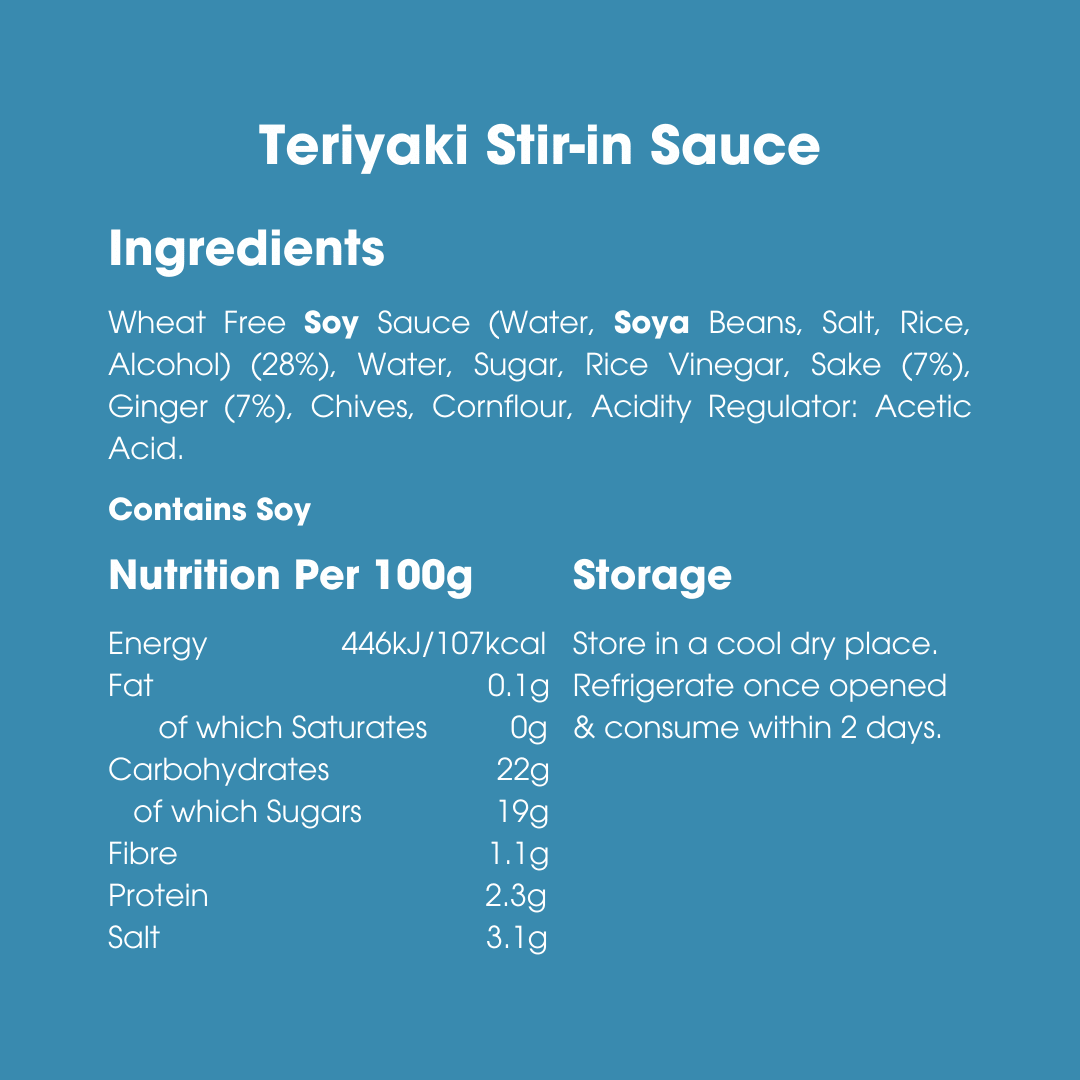 Teriyaki Stir-in Sauce 260g – Gluten Free, Vegan & Low FODMAP Japanese Style Sauce - Image 5