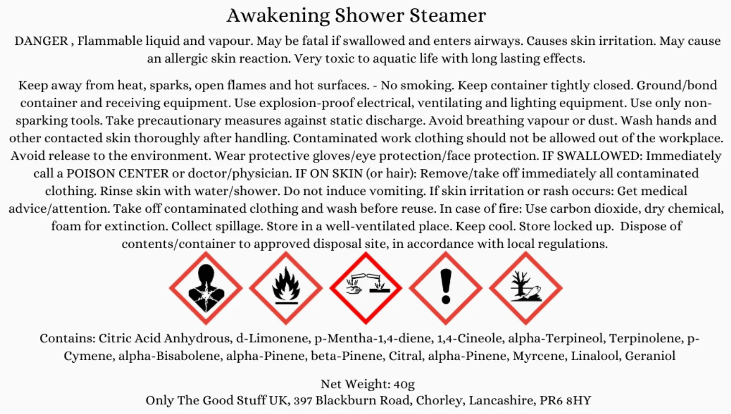 Floral Bliss Shower Steamer For Stress-Free Relaxation, Grapefruit Bergamot Lemon Essential Oils - Image 4