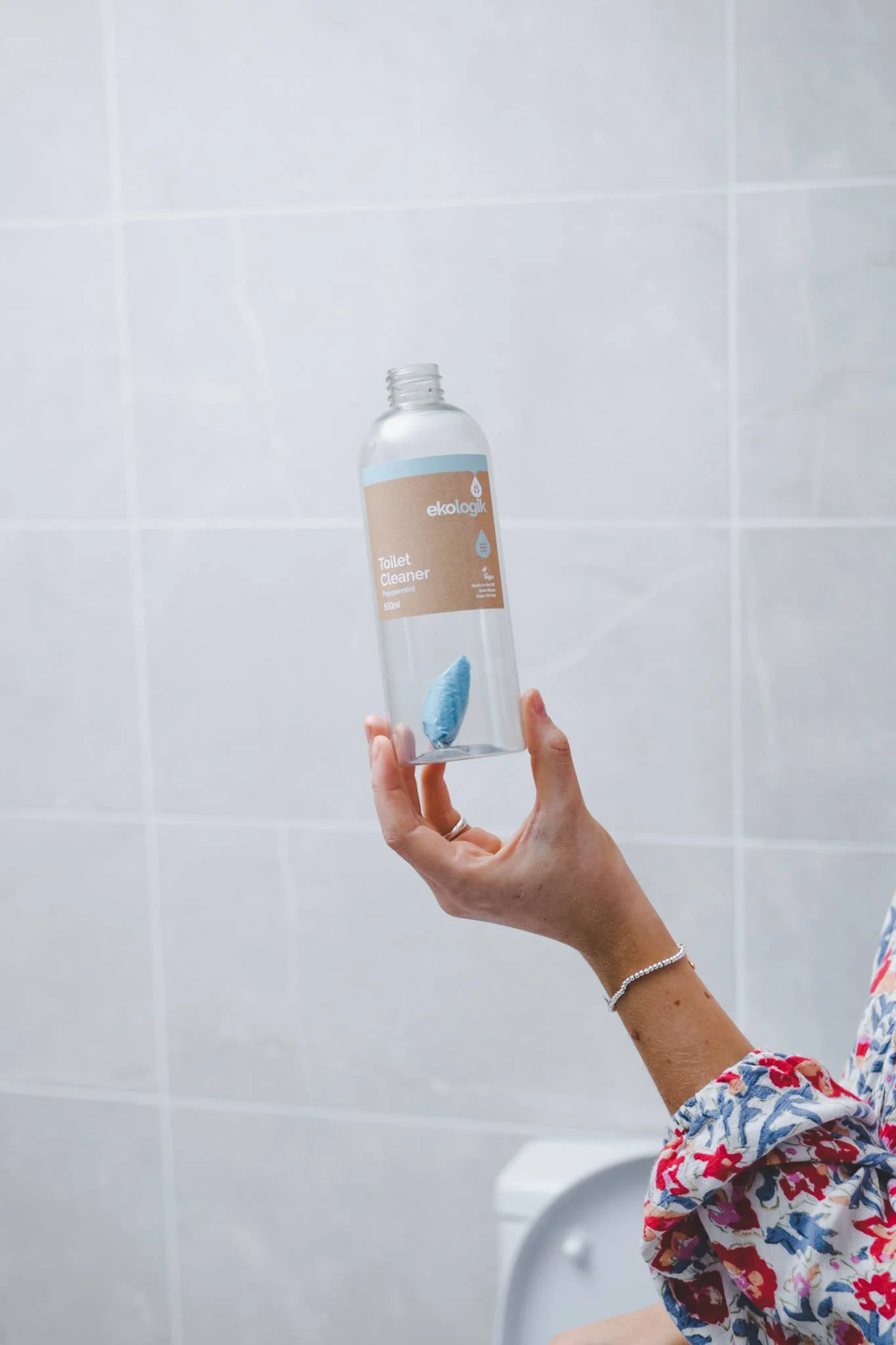 Ekologik Plastic-Free Toilet Cleaner Bottle & Refill Pod | Thickened Formula - Image 2