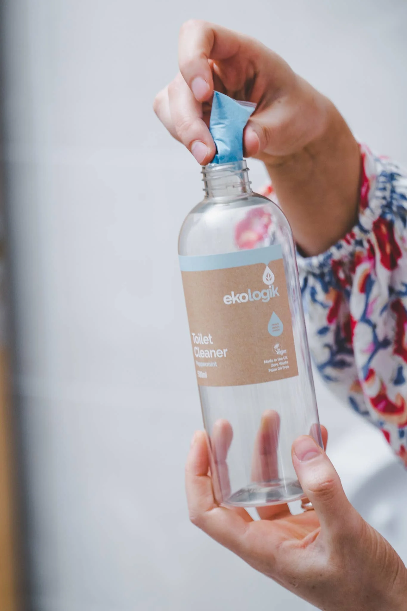 Ekologik Plastic-Free Toilet Cleaner Bottle & Refill Pod | Thickened Formula - Image 3