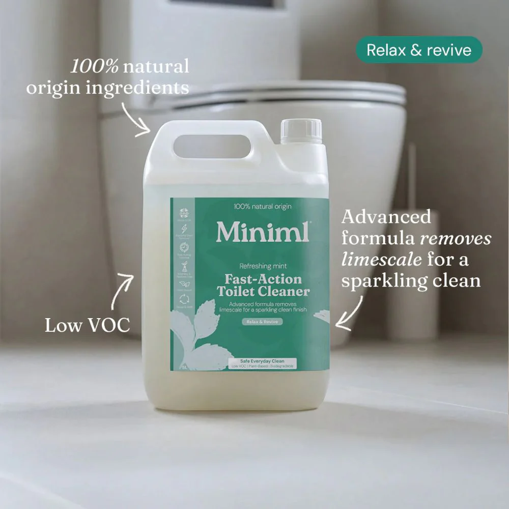Toilet Cleaner Refreshing Mint 5L Bulk Refill Eco-Friendly Gel - Image 2