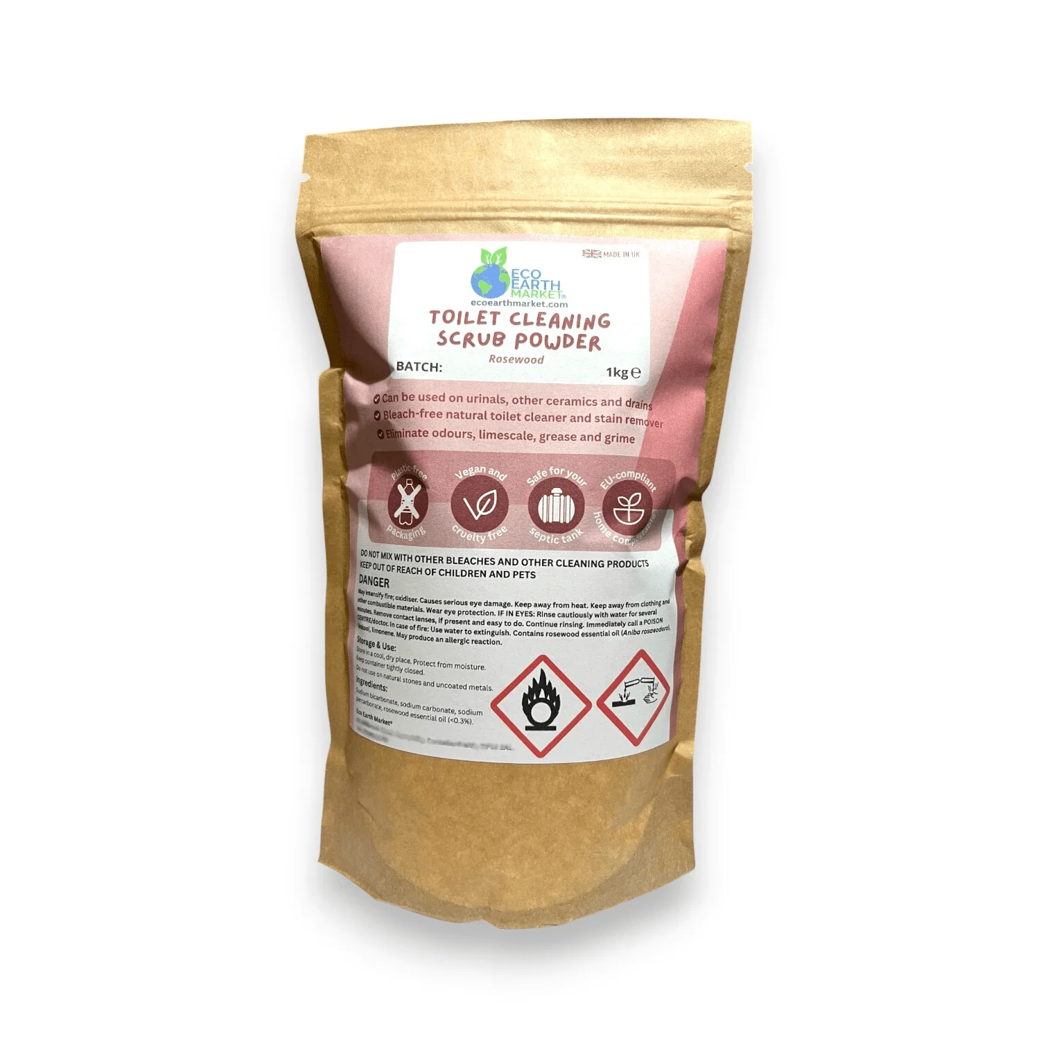 Natural Toilet Cleaning Powder with Essential Oil – Mineral-Based Formula - Choice of Scents - Image 10
