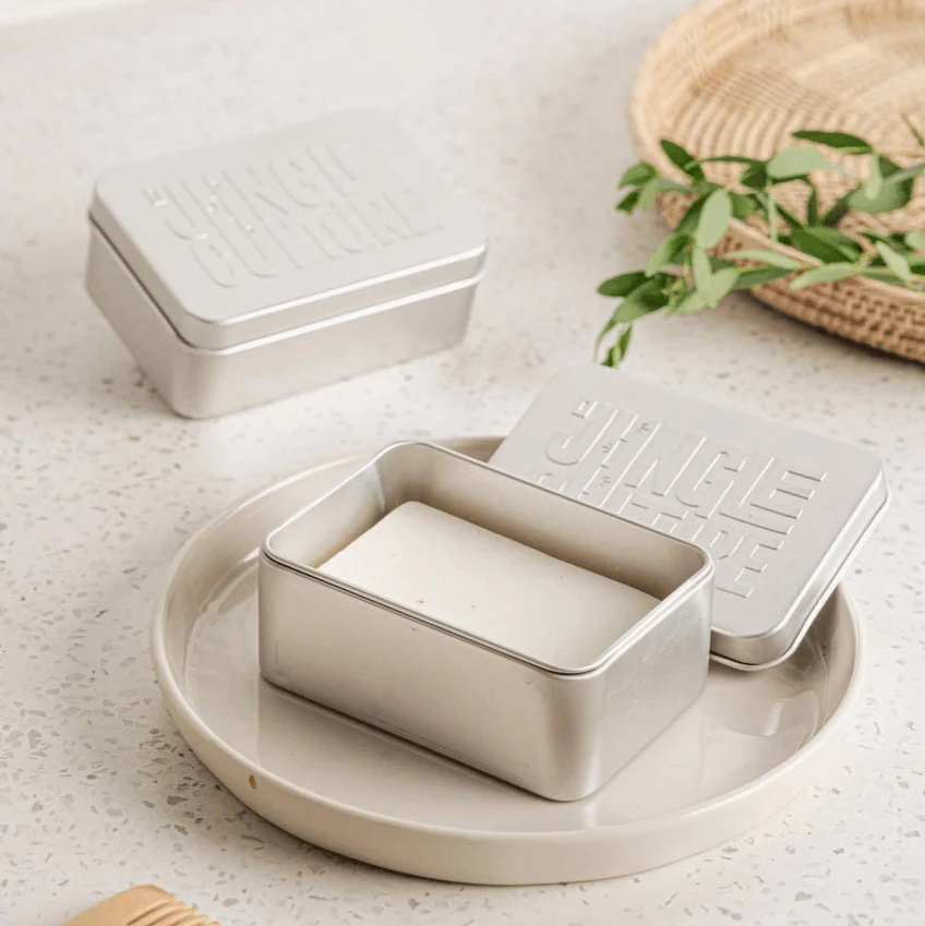 Metal Soap Tin With Lid