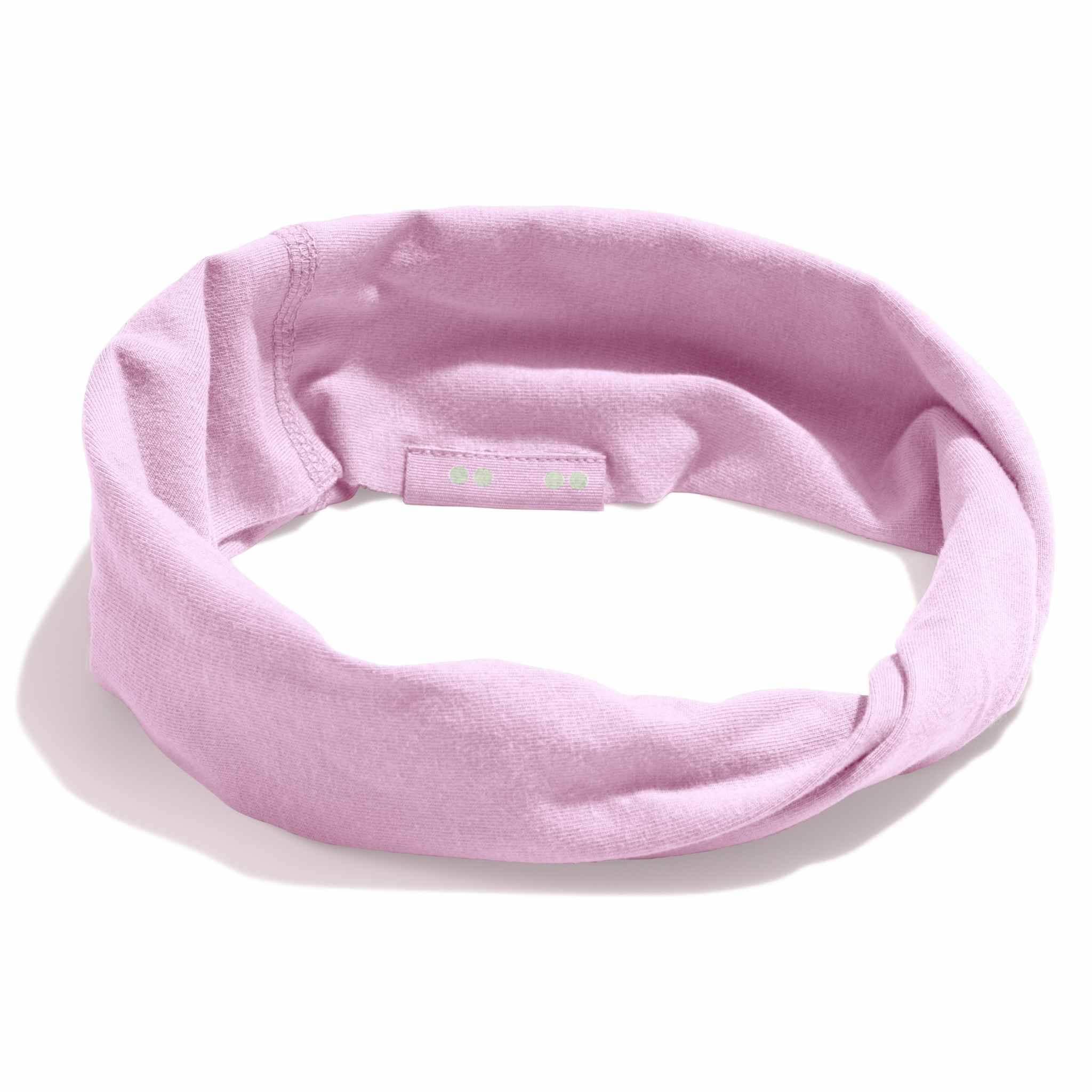KOOSHOO Twist Headband Pink Mist – Organic Fairtrade - Image 7