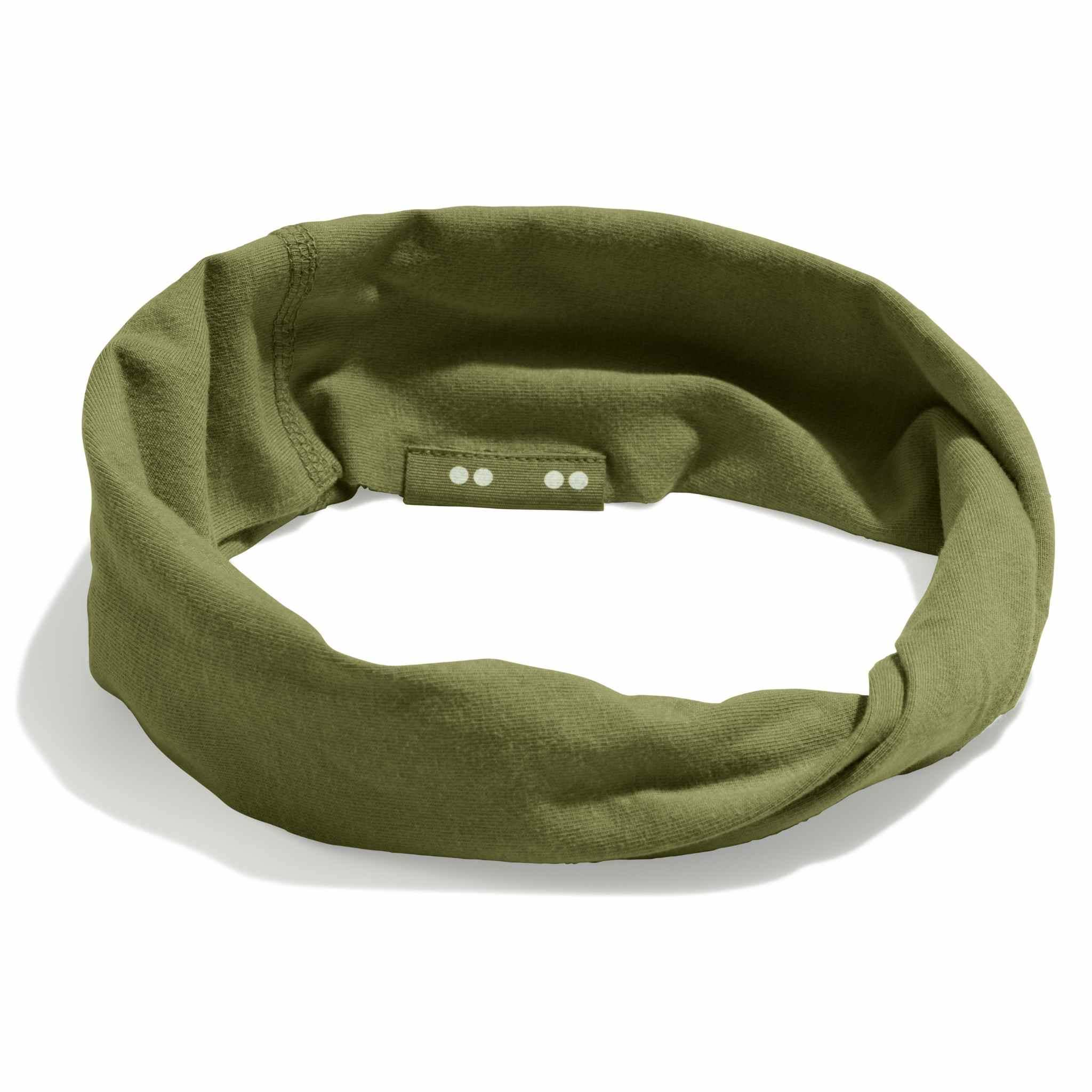 KOOSHOO Twist Headband Olive Branch – Organic Fairtrade - Image 5