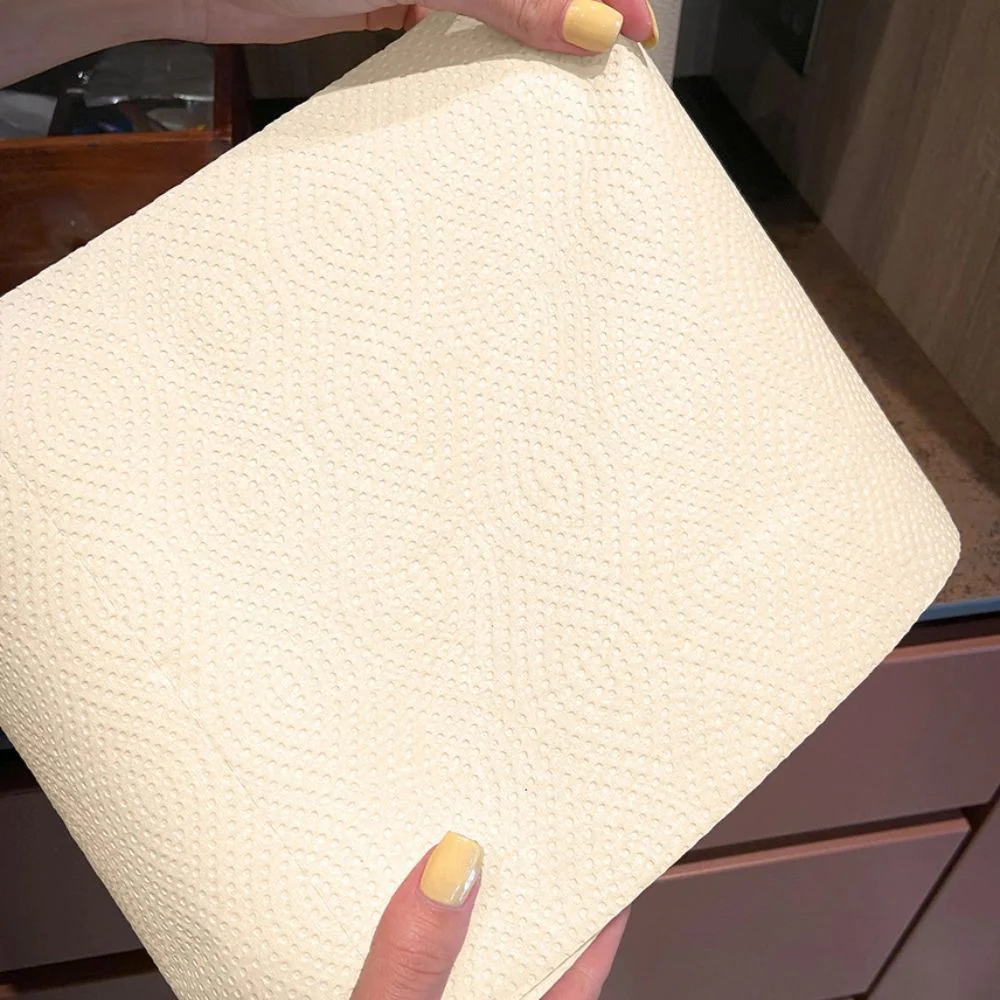 Unbleached Bamboo Kitchen Roll Single Roll – 120 Sheets FSC Certified - Image 3