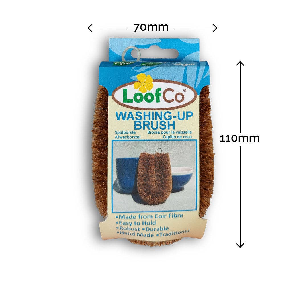 LoofCo Washing-Up Brush – Natural Coconut Fibre Dish Brush - Image 4