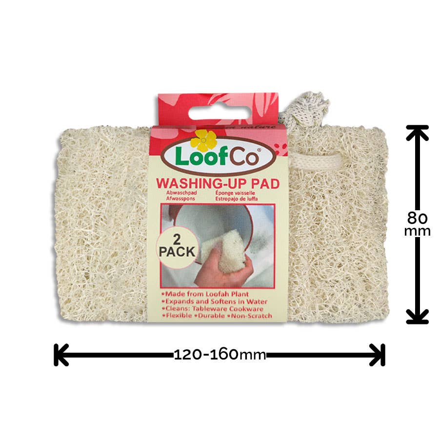 Loofah Washing Up Sponge | 2 Pack - Image 5