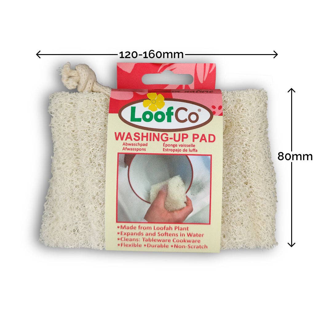 LoofCo Washing-Up Pad – Natural Loofah Dish Sponge - Image 7