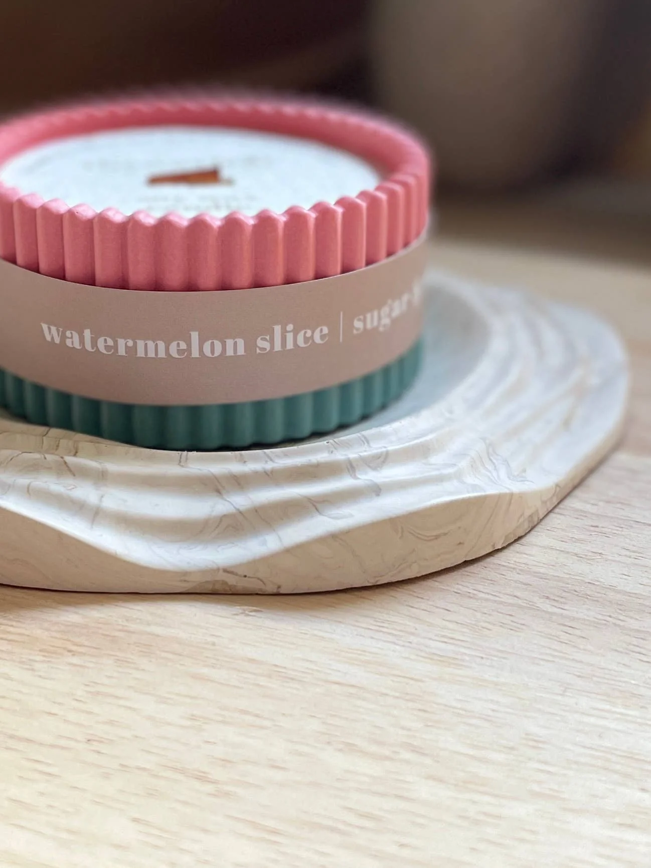 Watermelon Soy Candle – Fruity Summer Home Fragrance - Image 3