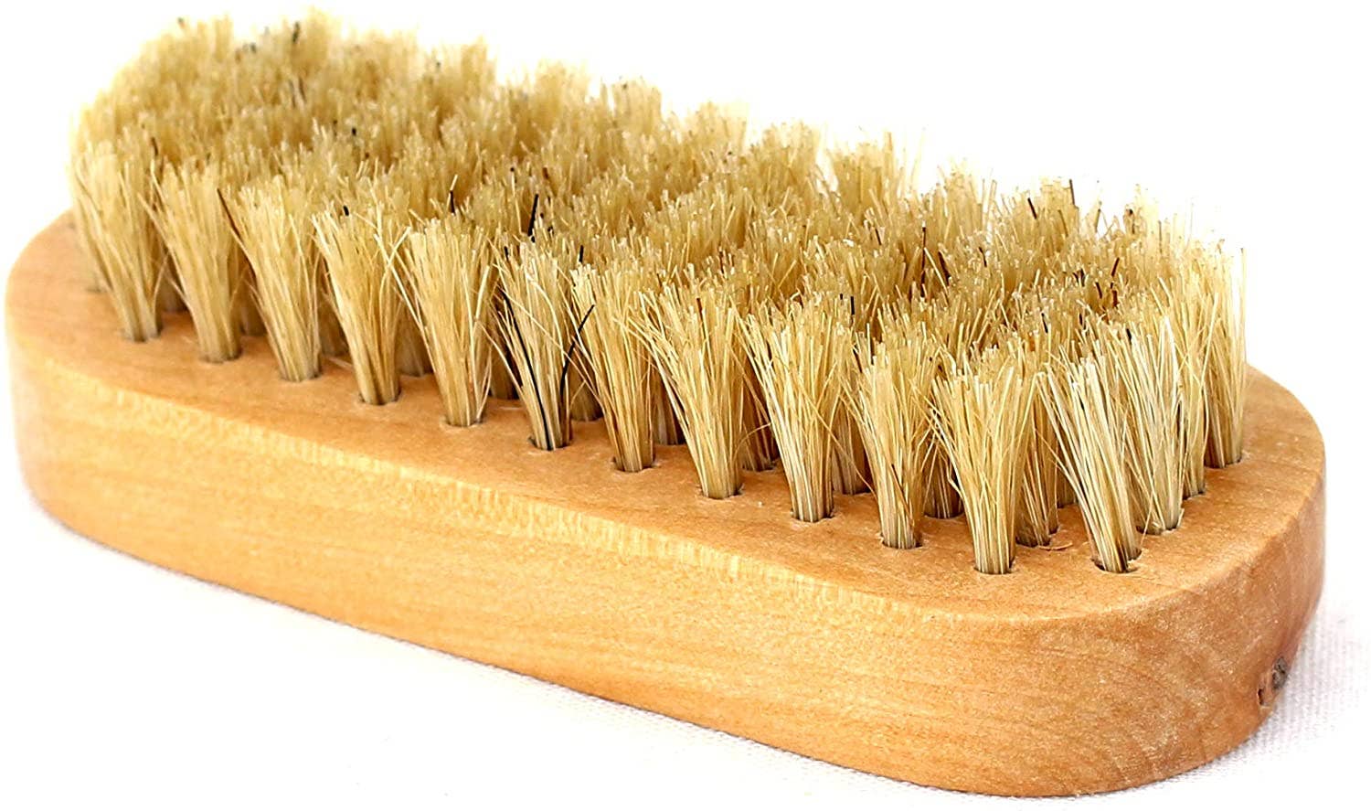 Wooden Nail Brush with Natural Bristles – Double-Sided Lotus Wood Design - Image 3