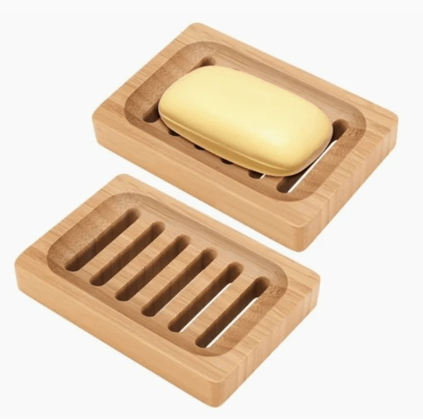 Wooden Soap Tray, Rectangular Shape Tray For Soap Bars