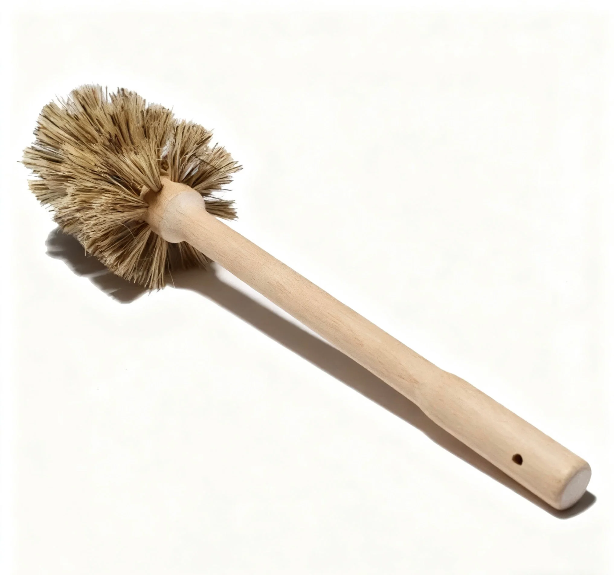 Wooden Toilet Brush with Beech Handle and Coconut Fibre Bristles