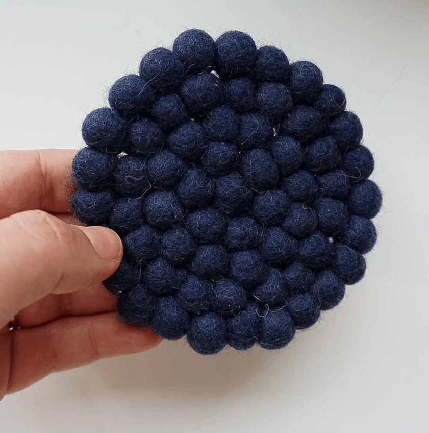 Wool Felt Hand Made Coaster - Image 6