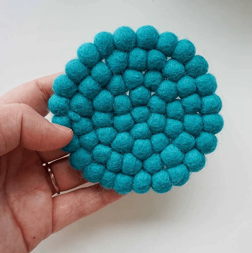 Wool Felt Hand Made Coaster - Image 7