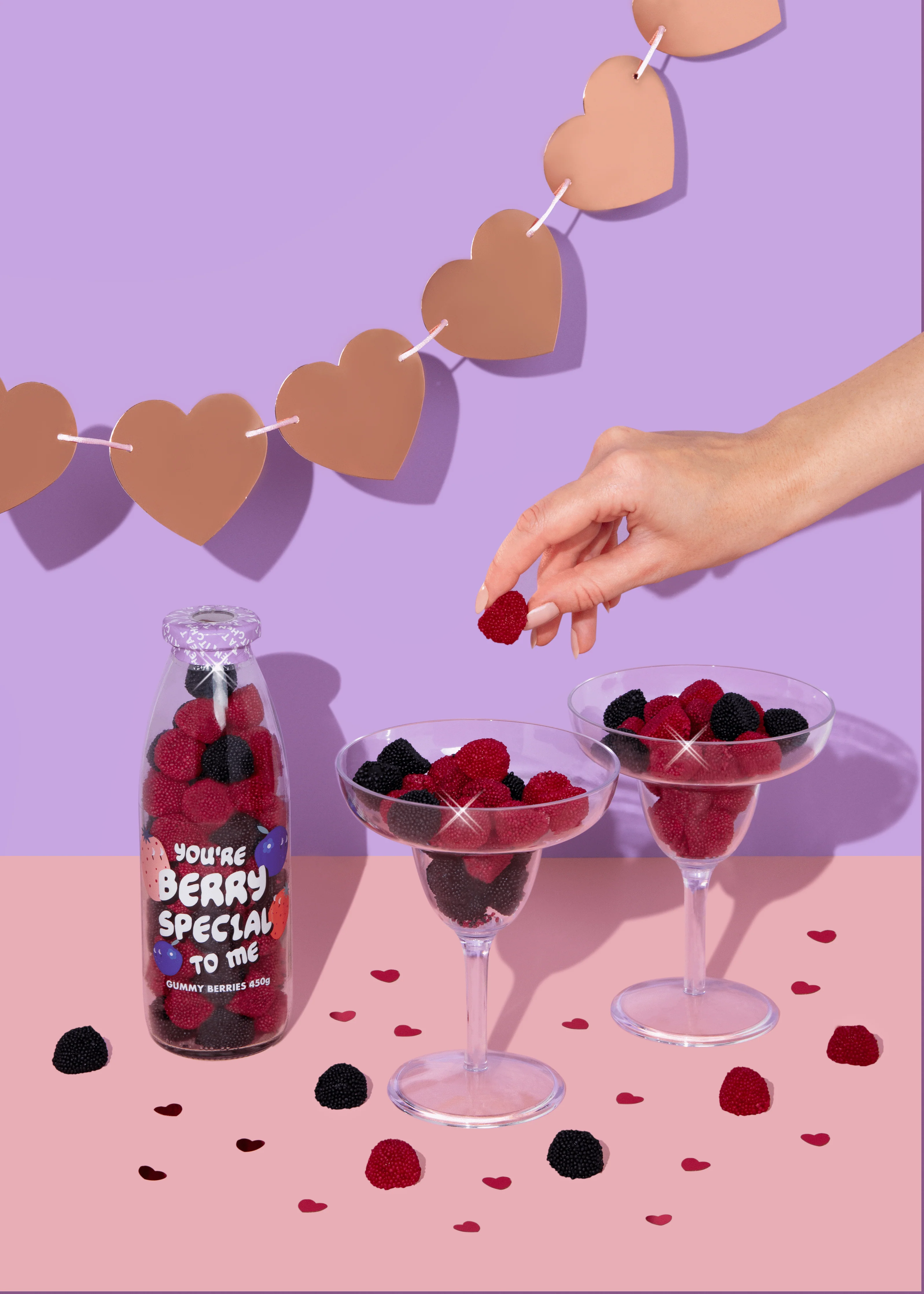 You’re Berry Special Gummy Berries Message Sweet Bottle - Image 3