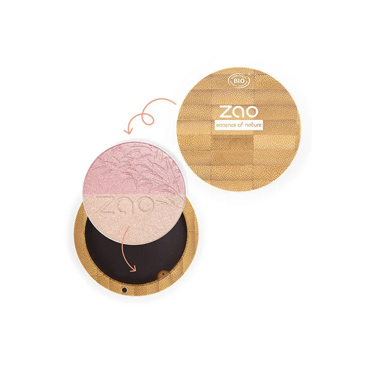 Zao Shine-Up Powder - 2-in-1 Highlighter and Illuminator - Image 2